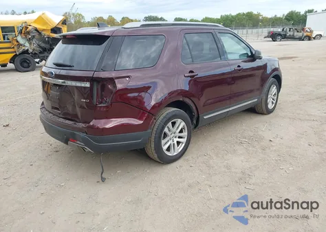 2018 Ford Explorer Xlt из США, поврежденный, VIN 1FM5K8D89JGC53160